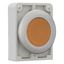 Illuminated pushbutton actuator, RMQ-Titan, Flat, momentary, orange, Blank, Metal bezel thumbnail 7