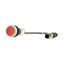 Pushbutton, flat, maintained, red, 1 N/C, with cable 0.5m and M12A plug thumbnail 6