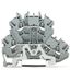 Double-deck terminal block Shield/through terminal block 2.5 mm² gray thumbnail 2