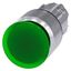 Illuminated mushroom pushbutton, 22 mm, round, metal, shiny, green, 30  3SU1051-1AA40-0AA0-Z Y12 thumbnail 1