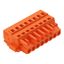 1-conductor female connector CAGE CLAMP® 2.5 mm² orange thumbnail 1