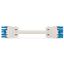 pre-assembled interconnecting cable Eca Socket/plug blue thumbnail 2