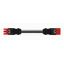 pre-assembled interconnecting cable Eca Socket/plug red thumbnail 2