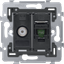 Combination coax with RJ45 connection UTP cat. 6, PoE++ ready, flat mo thumbnail 2