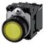 Illuminated pushbutton, 22 mm, round, plastic, yellow, pushbutton, flat, momentary contact type, with  3SU1103-0AB30-1BA0-Z Y12 thumbnail 2