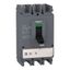 circuit breaker EasyPact CVS400F, 36 kA at 415 VAC, 400 A rating ETS 2.3 electronic trip unit, 3P 3d thumbnail 3