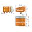 1-conductor female connector CAGE CLAMP® 2.5 mm² orange thumbnail 3