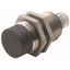 Proximity switch, E57 Premium+ Series, 1 N/O, 3-wire, 6 - 48 V DC, M30 x 1 mm, Sn= 22 mm, Semi-shielded, PNP, Stainless steel, Plug-in connection M12 thumbnail 1