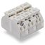 4-conductor chassis-mount terminal strip with ground contact PE-N-L1 w thumbnail 2