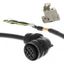 1S series servo motor power cable, 10 m, with brake, 400 V: 400 W to 3 AA045344B thumbnail 2