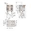 PCB terminal block lever 4 mm² gray thumbnail 3