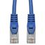 Patchcord RJ45 shielded, Cat.6, PVC, blue, 1.0m thumbnail 1