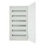Complete flush-mounted flat distribution board, white, 24 SU per row, 6 rows, type C thumbnail 4