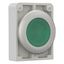 Illuminated pushbutton actuator, RMQ-Titan, Flat, momentary, green, Blank, Metal bezel thumbnail 6
