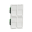 RJ45 QUADRUPLE CAT6 UTP OUTLET 45x90 thumbnail 3