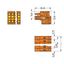 2-conductor female connector Push-in CAGE CLAMP® 2.5 mm² orange thumbnail 2