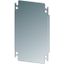 Mounting plate, galvanized, for HxW=1200x1200mm thumbnail 1