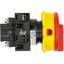 Main switch, T3, 32 A, flush mounting, 1 contact unit(s), 2 pole, Emergency switching off function, With red rotary handle and yellow locking ring, Lo thumbnail 17