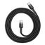 Cable USB C plug - USB C plug 2.0m PD2.0 60W 20V 3A QC3.0 2M grey+black BASEUS thumbnail 1