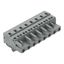 1-conductor female connector CAGE CLAMP® 2.5 mm² gray thumbnail 1