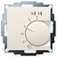 UP room controller, RAL1013 matt 55x55, 5-30C, AC 230V, 16 A relay output 1 NO contact, PWM / 2 point control, switch, TA, LED displays thumbnail 2