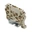 End bracket, Wemid, dark beige, Rail: TS 35, Snap-on thumbnail 2