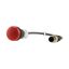 Indicator light, Flat, Cable (black) with M12A plug, 4 pole, 0.5 m, Lens Red, LED Red, 24 V AC/DC thumbnail 15