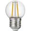 LED E27 Fila Ball G45x68 230V 130Lm 1.5W 827 Polycarbonat Clear N-Dim thumbnail 2
