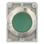 Illuminated pushbutton actuator, RMQ-Titan, flat, momentary, green, blank, Front ring stainless steel thumbnail 9