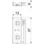 2058UW 12 LGR Counter-trough combinable with double trough 8-12mm thumbnail 2