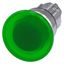 Illuminated mushroom pushbutton, 22 mm, round, metal, shiny, green, 40 mm, momentary contact  3SU1051-1BD40-0AA0-Z Y10 thumbnail 2