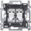 Base for a double N.O. or N.C. push button, 10 A/250 Vac, plug-in term thumbnail 2