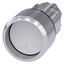 Pushbutton, 22 mm, round, metal, shiny, white, Front ring, high, momentary 3SU1050-0CB60-0AA0-Z Y12 thumbnail 2