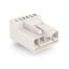 Plug for PCBs angled 4-pole white thumbnail 1