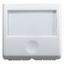 PUSH-BUTTON WITH BACKLIT NAME PLATE 250V ac - NO 10A - 2 MODULES - SYSTEM WHITE thumbnail 2
