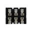 Eaton Bussmann series Class T modular fuse block, 300 Vac, 300 Vdc, 31-60A, Box lug, Three-pole thumbnail 1