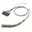 PLC-wire, Digital signals, 32-pole, Cable LiYCY, 1 m, 0.34 mm² thumbnail 2