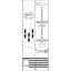 KA4266 Measurement and metering transformer board, Field width: 2, Rows: 0, 1350 mm x 500 mm x 160 mm, IP2XC thumbnail 5