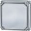 Cap, + door, transparent smoky gray, HxWxD=375x375x50mm thumbnail 2