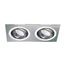 Helium Double Recessed Light 2xGU10 Black thumbnail 3