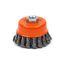 Cup brush M14 75mm for angle grinder M14 (twisted wire) thumbnail 1