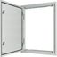 3-component flush-mounting door frame with door, double-bit lock, IP54, HxW=460x400mm thumbnail 3