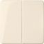 ELSO - double rocker for 2-way switch - pure white thumbnail 2