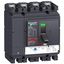 circuit breaker ComPact NSX100F, 36 kA at 415 VAC, TMD trip unit 63 A, 4 poles 3d thumbnail 4