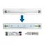 Set 4x1W ERT LED Strip cross + LPU 1h-8h + Akku 9,6V/ 2,0Ah thumbnail 2