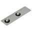 Mounting Kit for D41L, 1 x Aluminium protective plate, 2x Aluminium th thumbnail 1