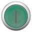 Illuminated pushbutton actuator, RMQ-Titan, Extended, maintained, green, inscribed, Bezel: titanium thumbnail 4
