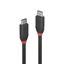 1m USB 3.2  Type C to C Cable, 20Gbps, 3A, Black Line USB Type C Male to C Male thumbnail 1