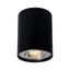 CHLOE GU10 SPOT SURFACE MOUNTED GU10 250V IP20 80x130mm BLACK round adjustable with round base thumbnail 2