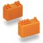 PCB terminal block push-button 1.5 mm² orange thumbnail 4